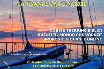Terzelli, Parrocchia dell'Invisibile, La tenda e la vela 2026, Luca Buccheri, Monica Rovatti